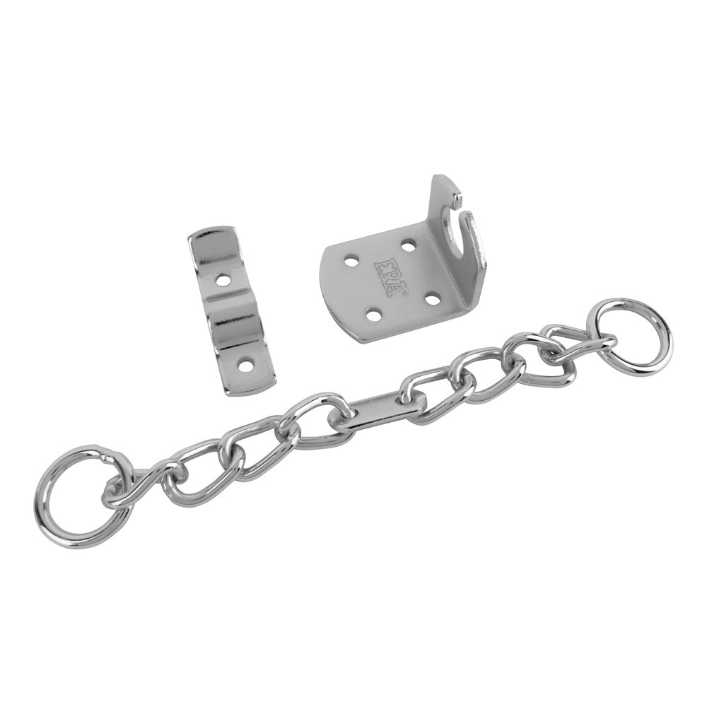 ERA Timber/PVCu Door Chain (214mm) - Polished Chrome